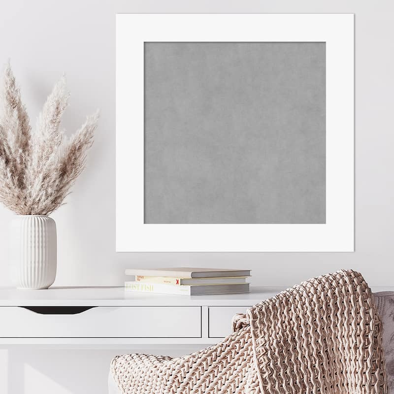 Amanti Art Basic White Framed Magnetic Board