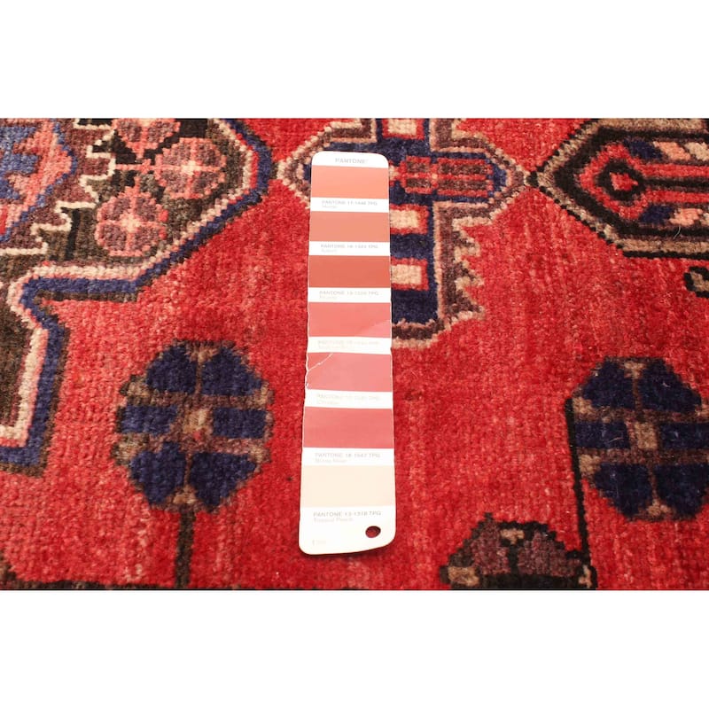 ECARPETGALLERY Hand-knotted Konya Anatolian Red Wool Rug - 3'1 x 9'7