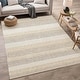 preview thumbnail 34 of 149, Machine Washable Indoor/ Outdoor Cabana Stripe Chantille Rug