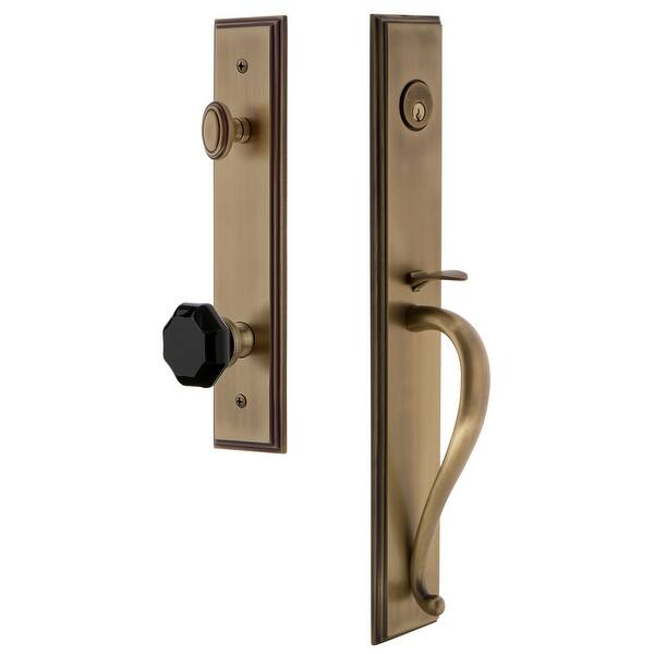 Grandeur Carre Solid Brass Rose Keyed Entry Single Cylinder 'S' Grip ...