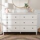preview thumbnail 30 of 39, Middlebrook Bullrushes 6-drawer Solid Wood Dresser White