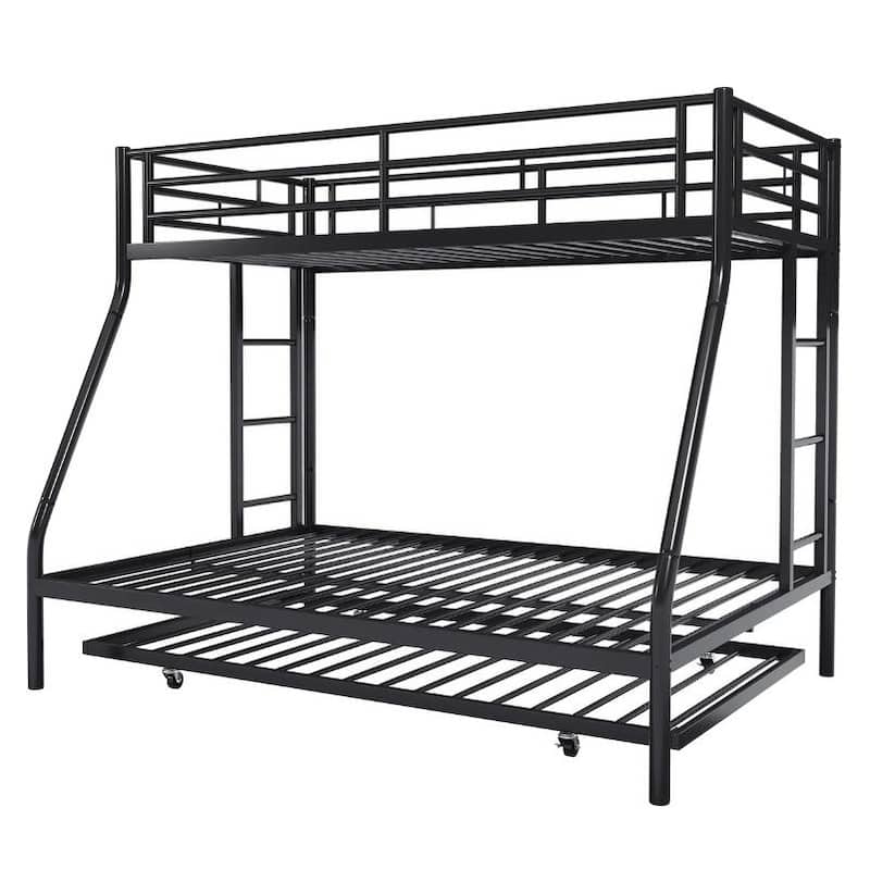 Standard Metal Bunk Bed - Bed Frame for Kids, Teens & Guest Rooms