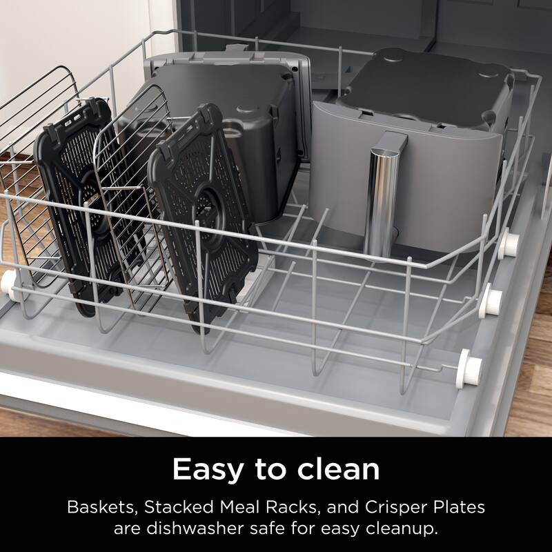 Ninja DoubleStack XL 10 QT, 6in1, 2Basket Air Fryer Bed Bath