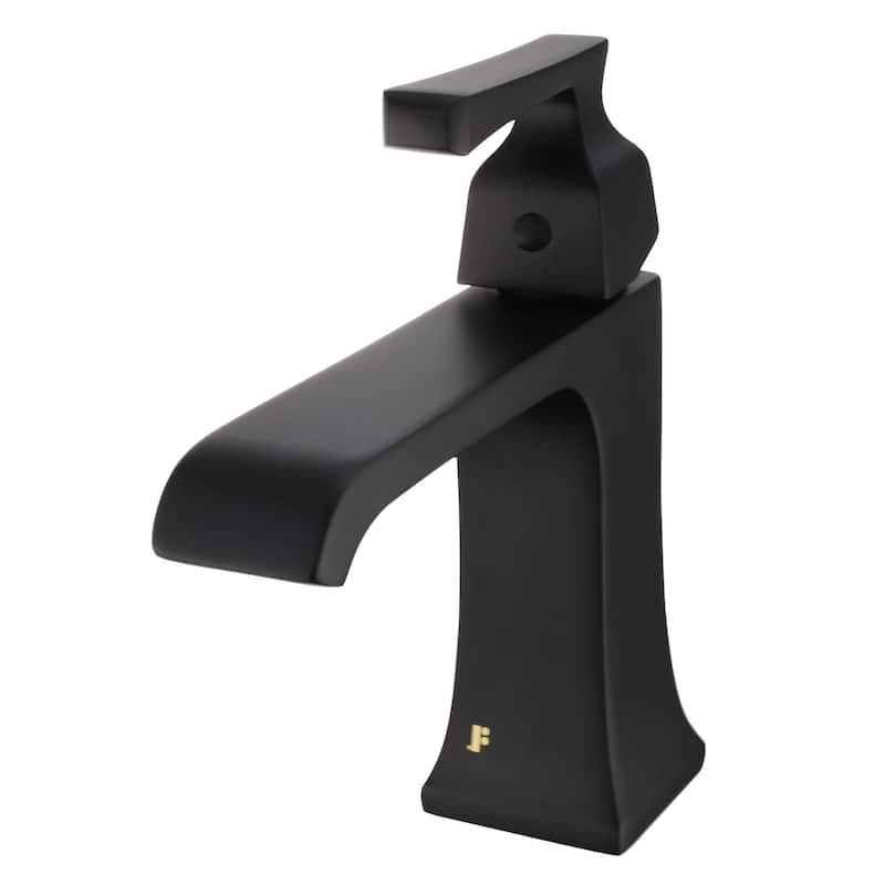 Fine Fixtures Arched Square Single Hole Bathroom Faucet