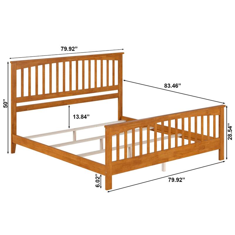 Brooklyn Foundation Bed Frame with Matching Footboard
