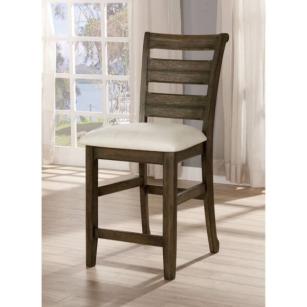 Shop Furniture Of America Nydia Transitional Light Walnut Counter