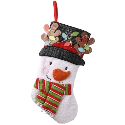 20" Be Merry Collection Novelty Teddy Bear Stocking - 20 in