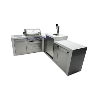 Mont Alpi MAi400-D90KEG Deluxe Stainless Steel Modular Outdoor Kitchen ...