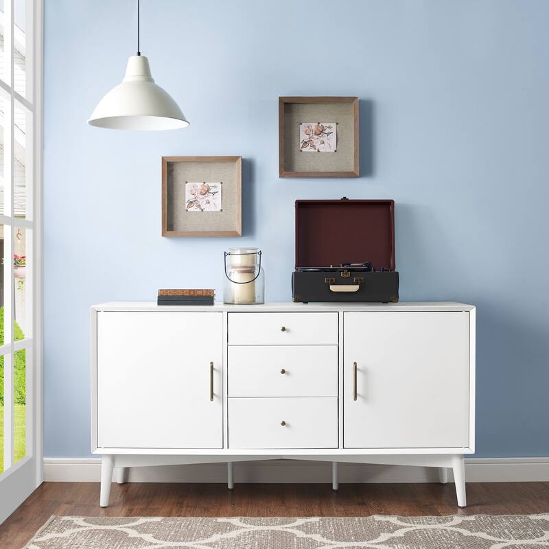Landon White Finish Sideboard - 57"W x 19"D x 30"H