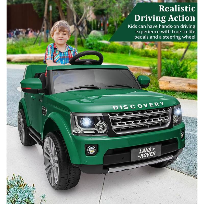 Licensed Land Rover Ride on Car, 12V 4.5 MPH Ride on Toys for Toddlers 3-8