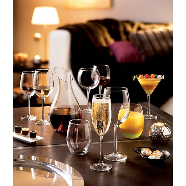 Luminarc 15 Ounce Cachet Stemless Wine Glass Set Of 4 Overstock 22277052