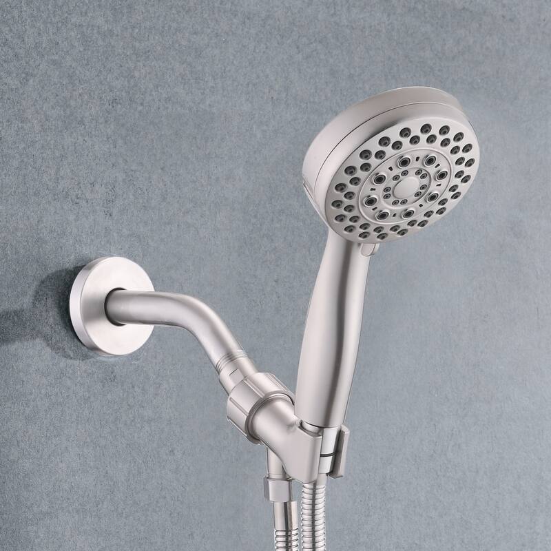5 Mode Adjustable Settings Handheld Shower Head with Hose High Pressure Shower Heads