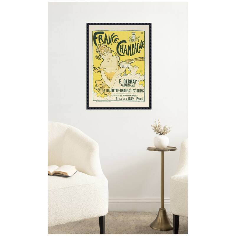 Kate and Laurel France Champagne 1889 91 Pierre Bonnard by The Art Institute of Chicago Framed Canvas Wall Art Print