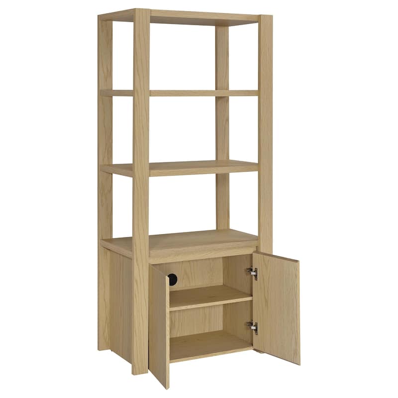 Laurelton 3-Piece Entertainment Center TV Stand Light Oak