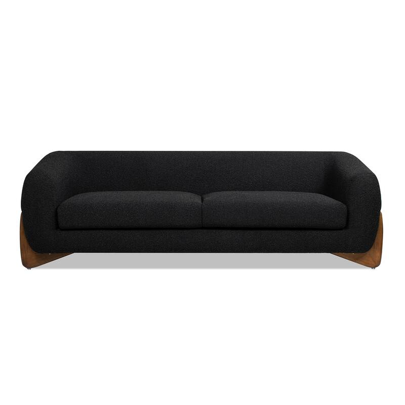Alpine 90.5" Sherpa Upholstered Sofa