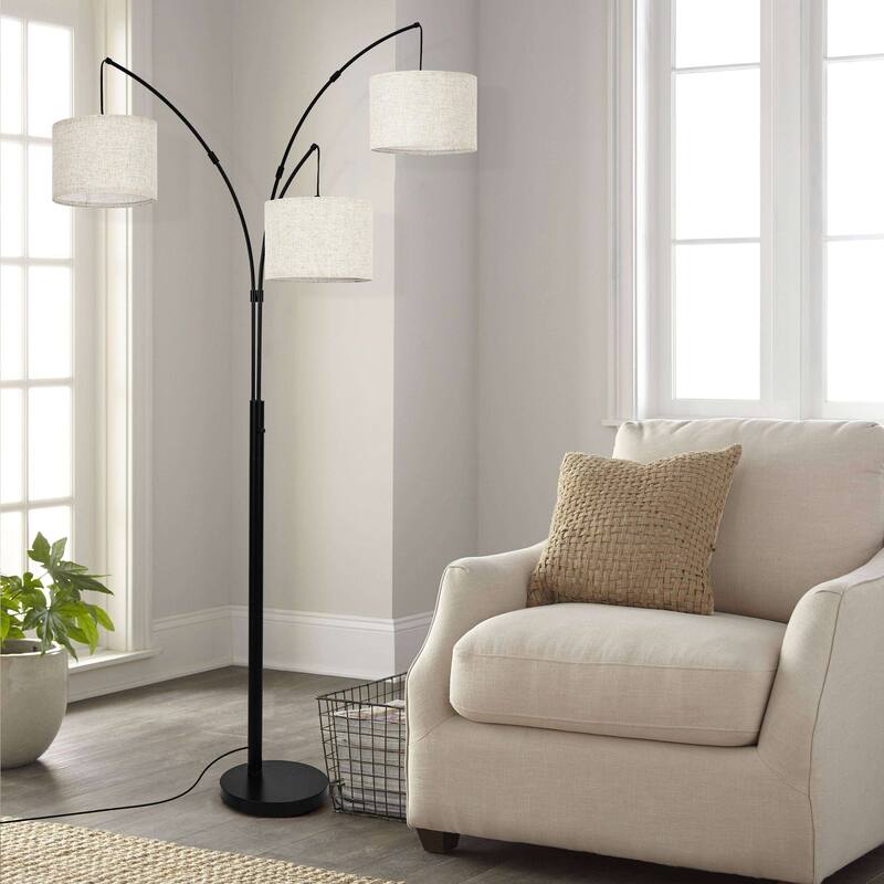 80" Tree Floor Lamp with Remote Control and Dimmable 3 Color Tempetures