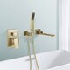 preview thumbnail 4 of 45, Solid Brass Wall Mounted Roman Tub Faucet with Swivel Tub Spout and Rough-in Valve