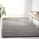 preview thumbnail 21 of 239, SAFAVIEH Santa Monica Shag Einara 2-inch Thick Area Rug 3' x 5' - Silver - Rectangle