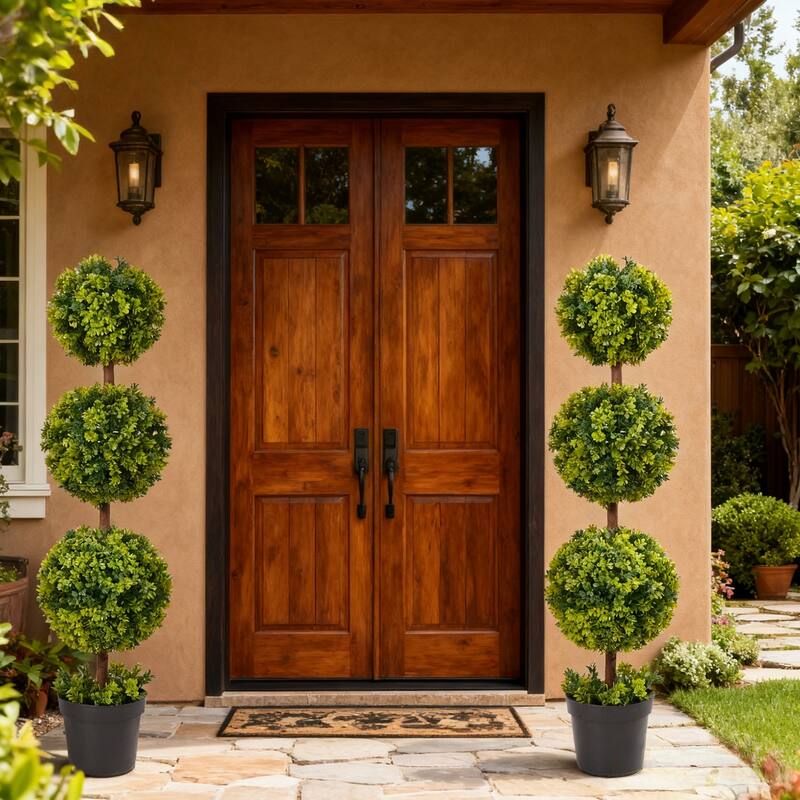 Artificial Boxwood Topiary Tree 3Ft/3.7Ft/4.2Ft