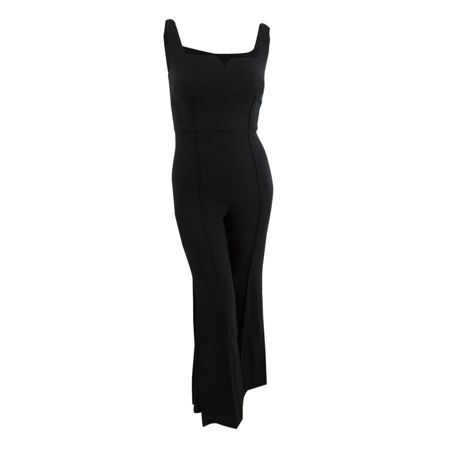 Kobi Halperin Women's Ainsley Sleeveless Wide-Leg Jumpsuit (10, Black)