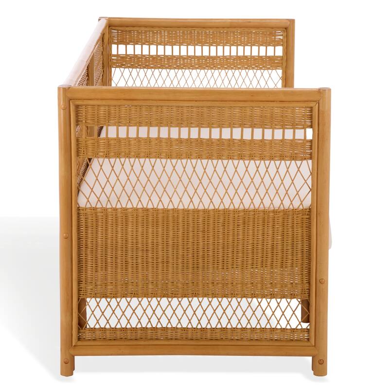 SAFAVIEH Couture Shawnee Rattan Loveseat - 68"W x 27"D x 30"H