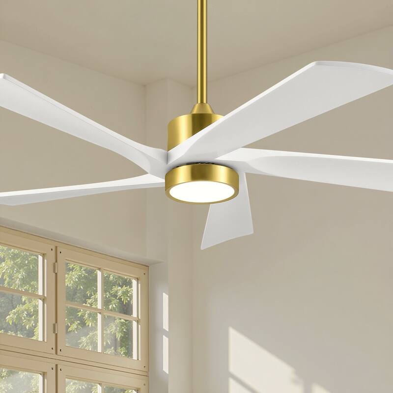 52" Ceiling Fan with Dimmable LED Lights