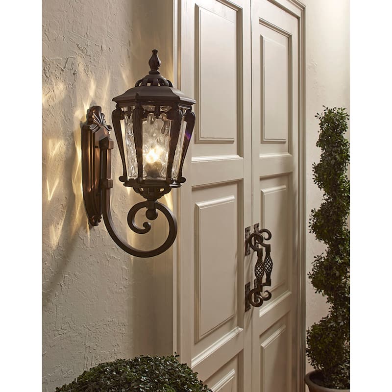Stratford 1-Light Architectural Bronze Outdoor Wall Fixture