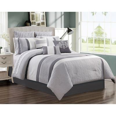Comforter Set 7 Piece Wov Queen Kane