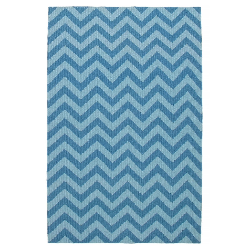 Ankara Blue Kilim 5'0" x 7'11" - 5'0 x 7'11