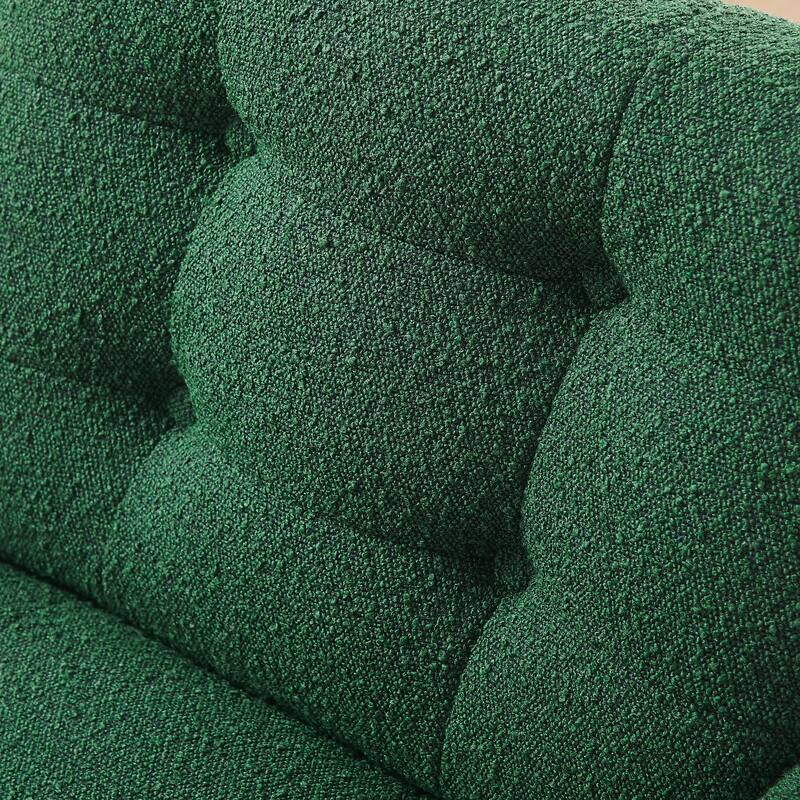 Art Leon Mid-Century Modern Tufted Accent Chair