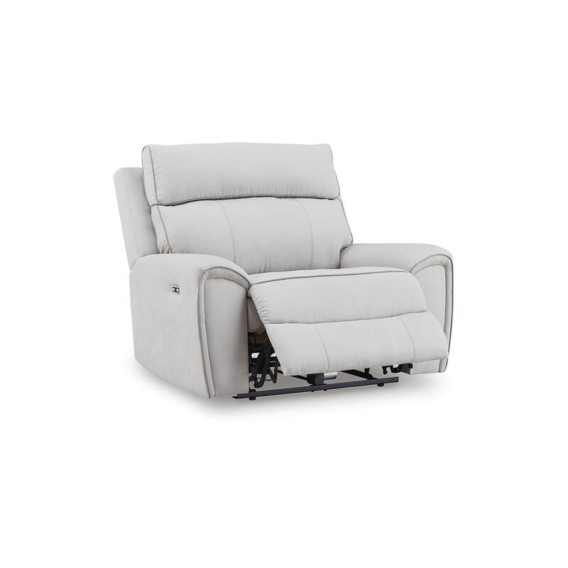 Signature Design by Ashley Tealwell White Power Recliner
