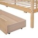 preview thumbnail 5 of 27, Twin Size House Bed with Drawers, Wooden Twin Size Platform Bed Frame
