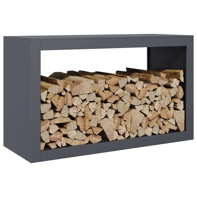 vidaXL Firewood Rack Steel