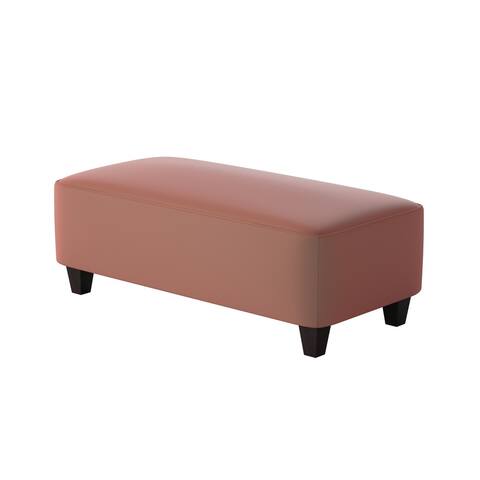 Geordia Clay 49" Wide Cocktail Ottoman