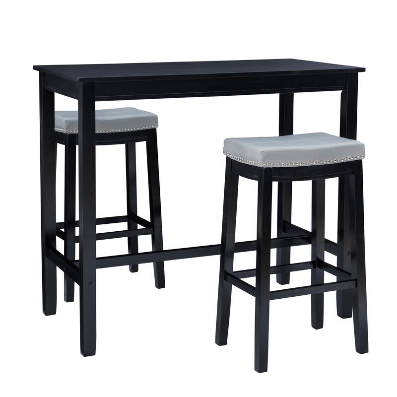 Linon Bridgeport 3-Piece Bar Dining Set