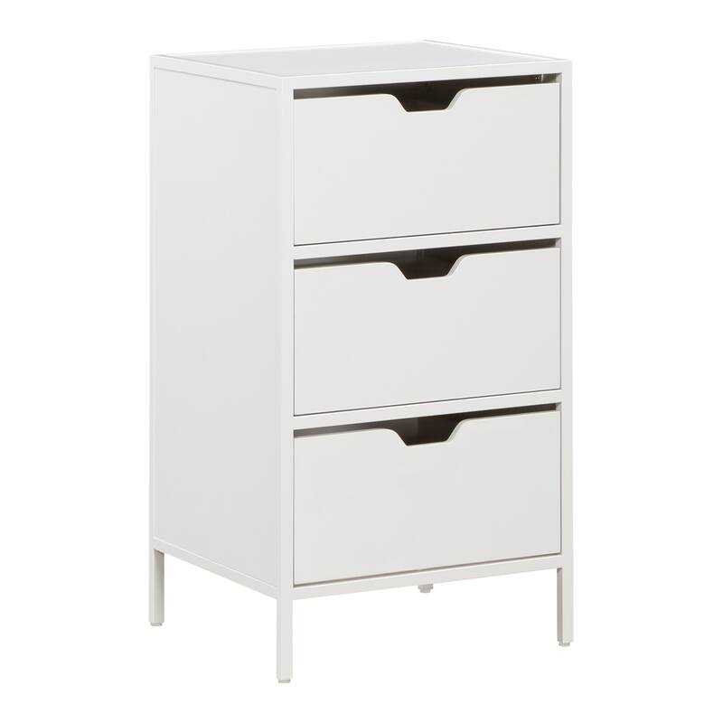 Freeport 3-Drawer Accent Storage - Painted - White