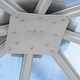 preview thumbnail 4 of 16, Bailey Outdoor 10-foot Aluminum Gazebo by Christopher Knight Home