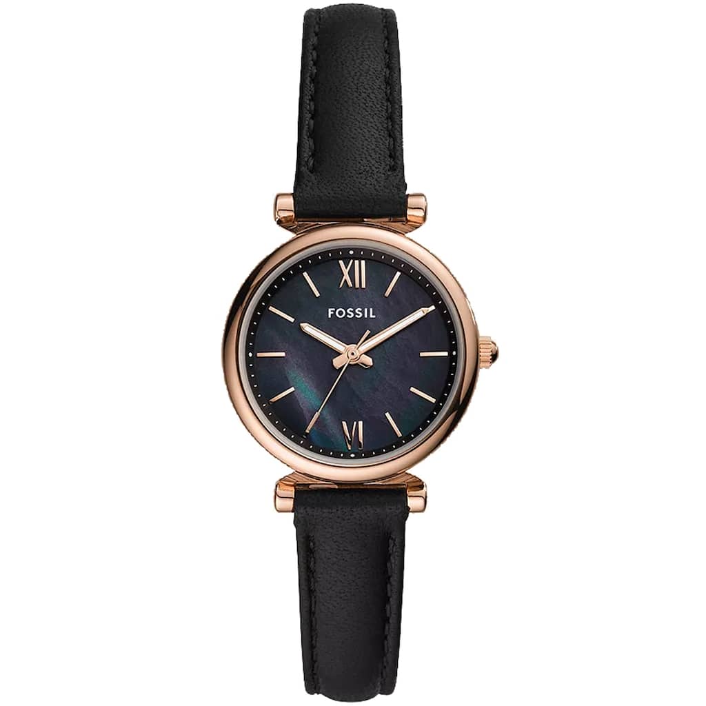 Fossil Women's Carlie Mini Black MOP Dial Watch - ES4700 - Mother of Pearl - 6 (36)