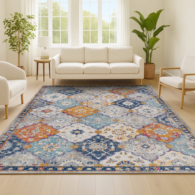 JONATHAN Y Kilia Bohemian Medallion Area Rug