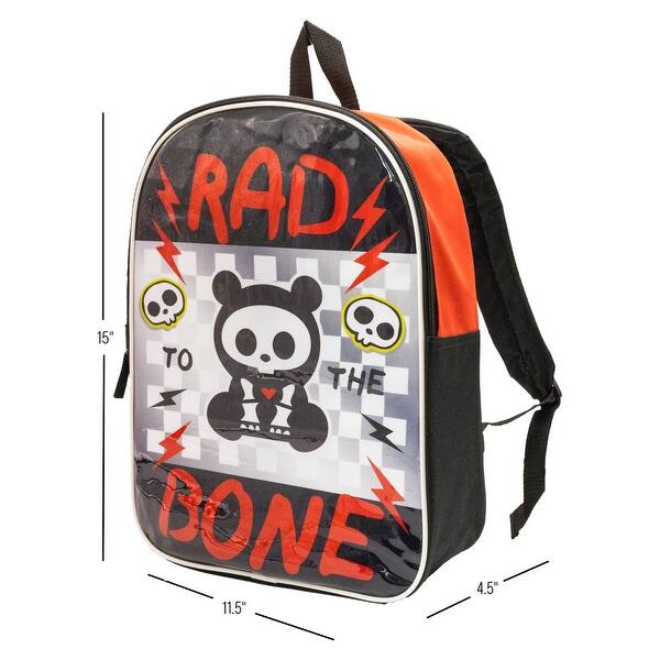 dimension image slide 16 of 26, Girls 15" Backpack with Padded Straps & Zip Compartment - Ideal Toddler Bookbag for School & Travel