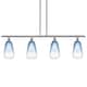 Option Brushed Satin Nickel / Sapphire Blue