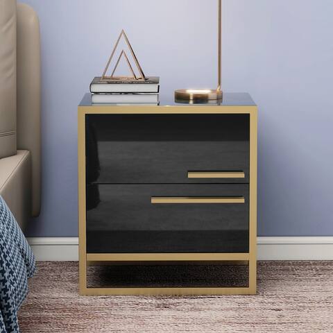 Nestfair Nightstand with 2 Drawers