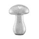 preview thumbnail 1 of 8, Alloya Mushroom Decorative Accent Metal Tabletop Sculpture Nature Figure - Gold or Silver