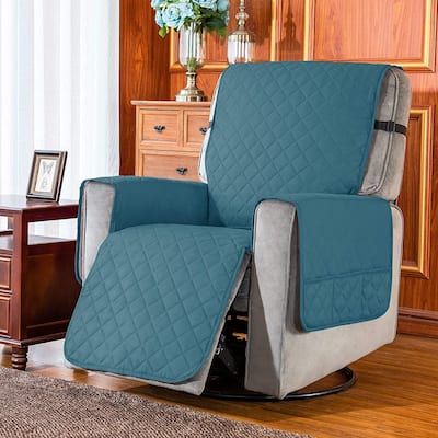 Subrtex Reversible Recliner Sofa Slipcover With Pockets