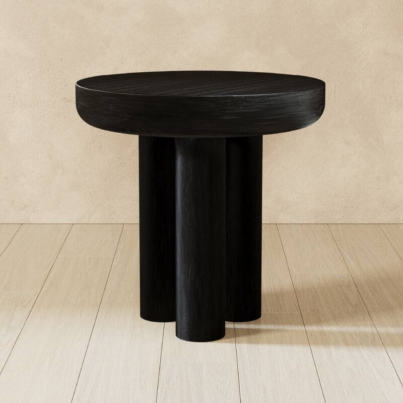 Maven Lane Owen Rustic Wooden Side Table