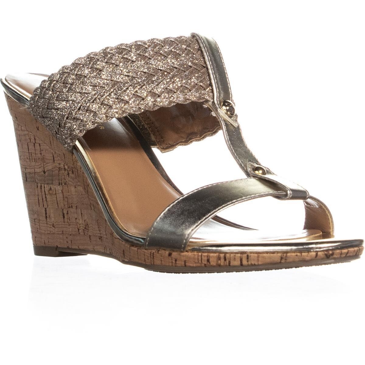 tommy hilfiger cork wedges