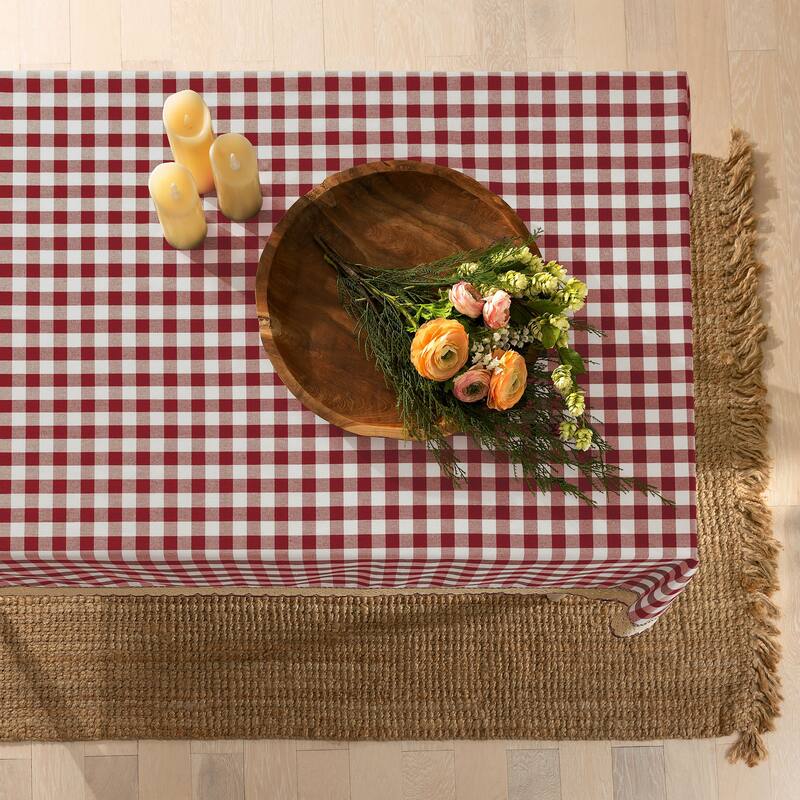 Achim Buffalo Check Tablecloth