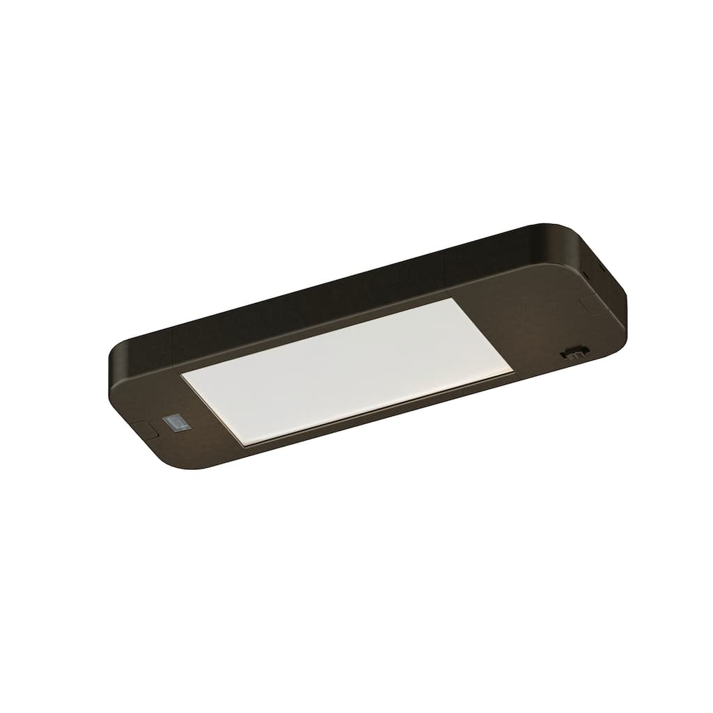 Instalux 8-in Linkable LED Bronze Motion Under Cabinet Strip Light - 8-in W x 0.75-in H x 2.75-in D