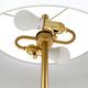 Silver Orchid Gotho Pedestal Contemporary Floor Lamp