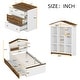 preview thumbnail 30 of 28, Twin Size Bedroom Sets House-Shaped Wooden Bed with Storage Drawers
